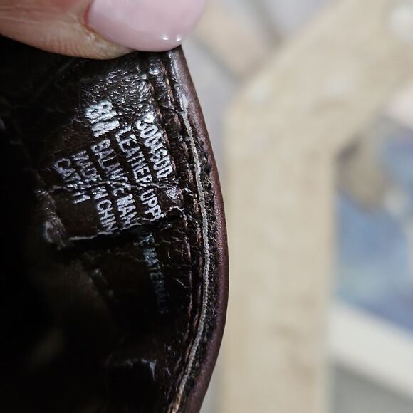 EuroSoft Brown Leather Women's Mules size 8 - Picture 8 of 11